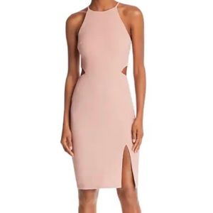 NWT Aqua Shadow Pink Sleeveless Cocktail Dress Size S 🌸